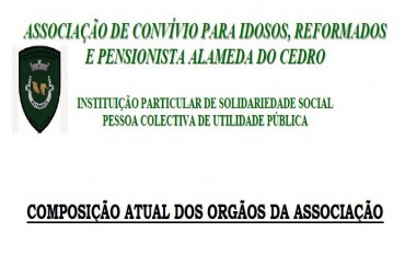 COMPOSIÇÃO ATUAL DOS ORGÃOS SOCIAIS DA ASSOCIAÇÃO